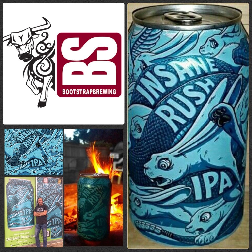 #408 INSANE RUSH IPA  Bootstrap Brewing  Niwot, CO   Excellent IPA ...