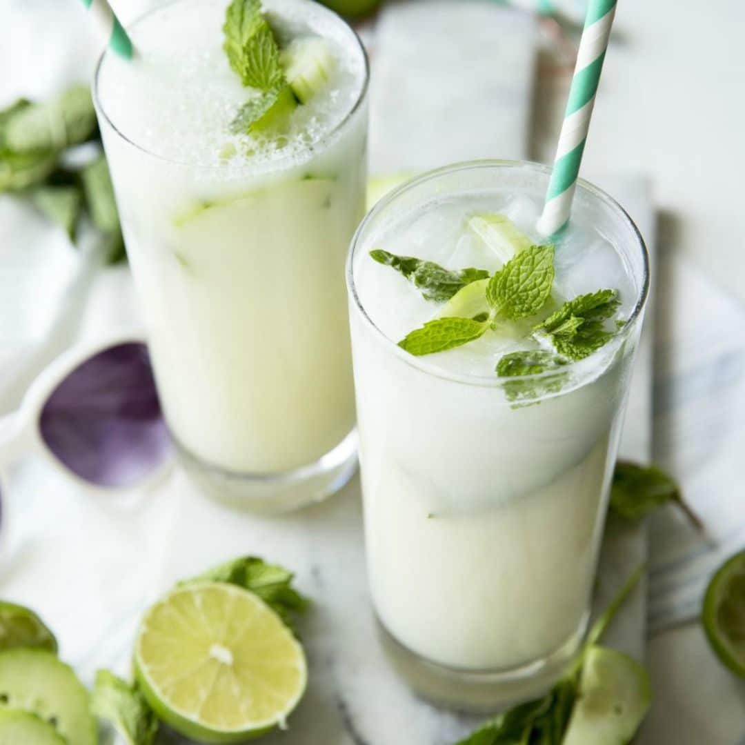 A light, refreshing, and totally delicious cucumber mint mojito. This ...