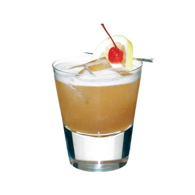 Apple Brandy Sour Cocktail Recipe