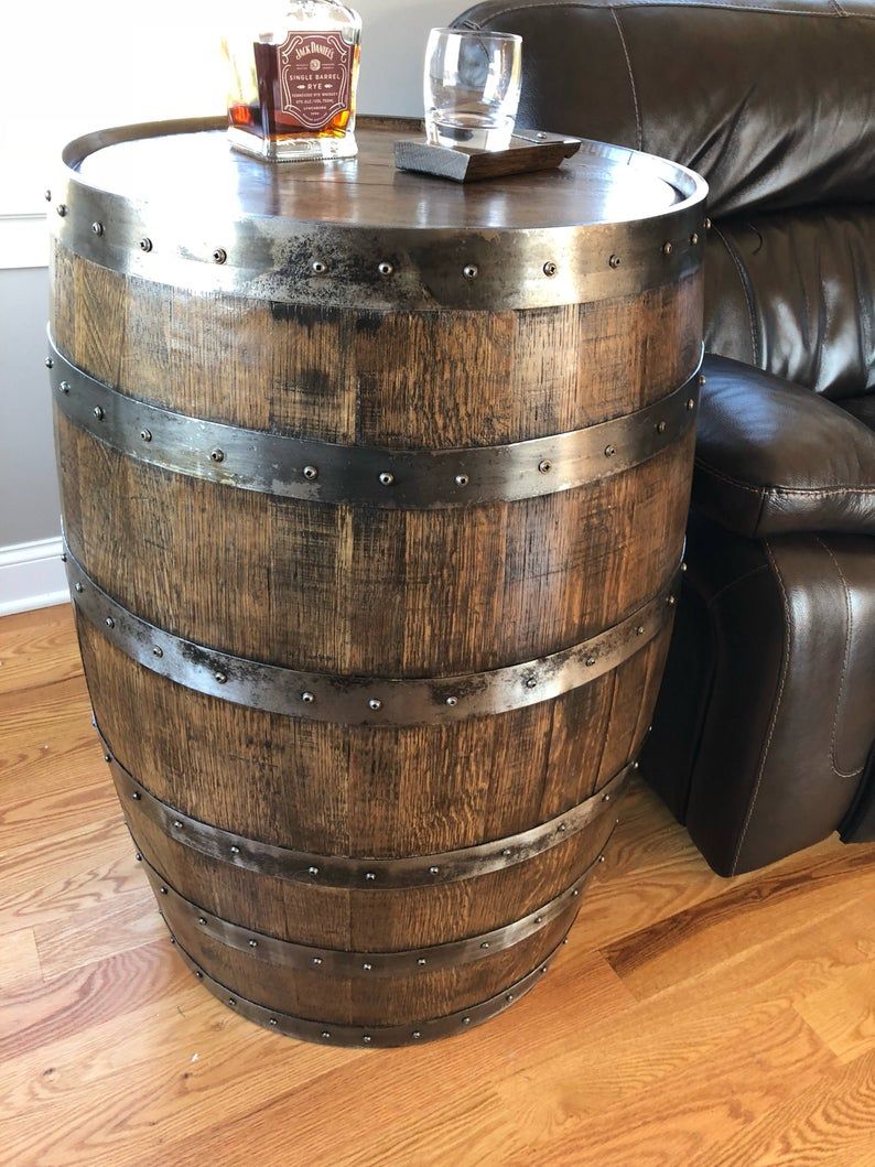 Authentic Whiskey Barrel Rustic Decor
