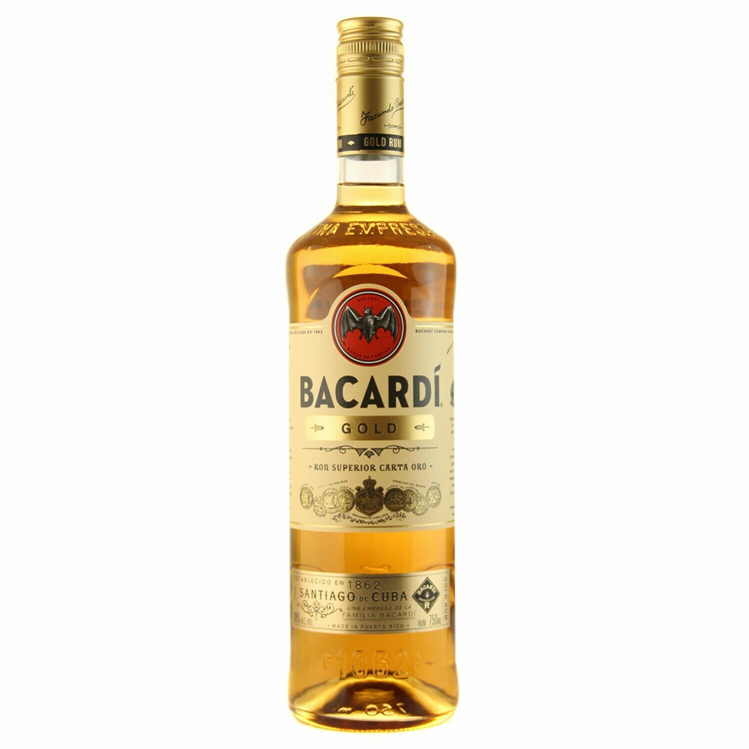 Bacardi Gold Dark Rum (750ml) 43036