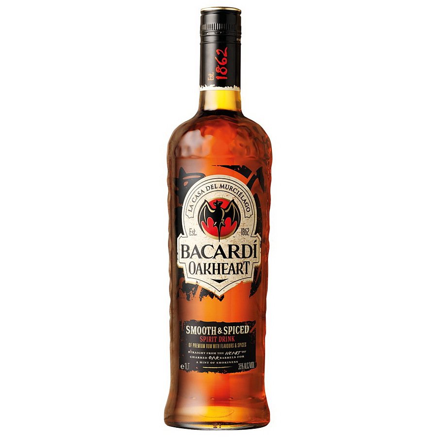 Bacardi Oakheart Spiced Rum 700 Ml