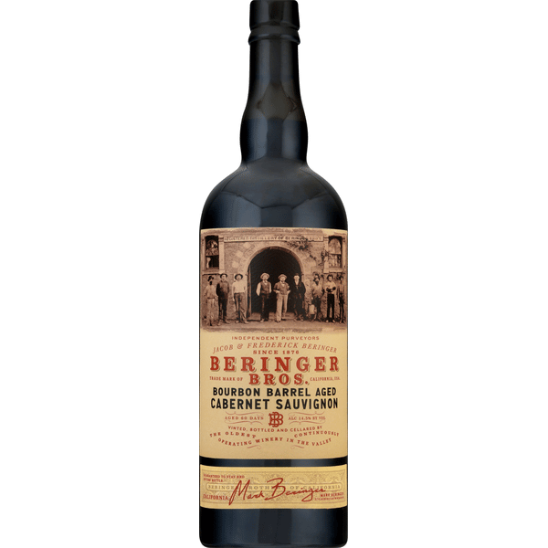 Beringer Bros Cabernet Sauvignon, Bourbon Barrel Aged, California (750 ...