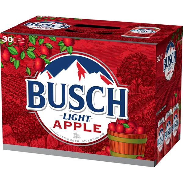 Busch Light Apple Busch Light Apple Beer 30 Pack 12 Fl Oz Cans 41 ...
