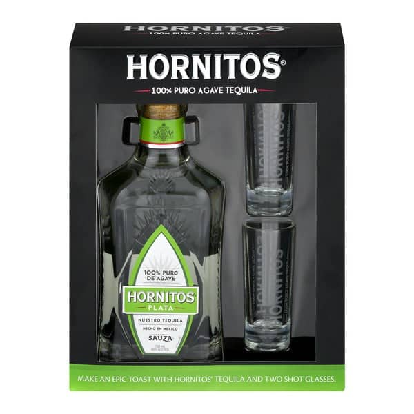 [BUY] Sauza Hornitos Plata Tequila W/2 Rock Glass at CaskCartel.com