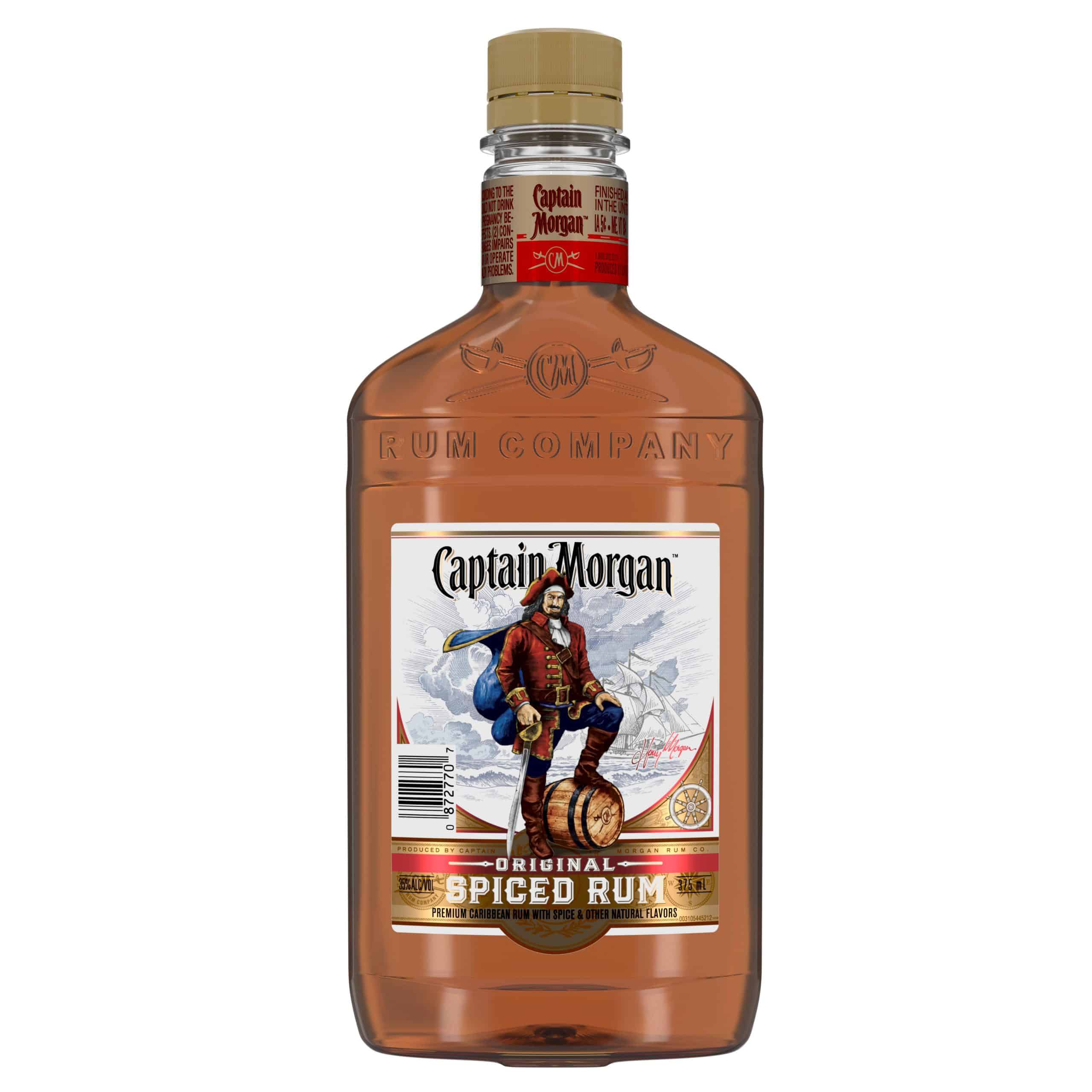 Captain Morgan Original Spiced Rum, 375 mL (70 Proof)