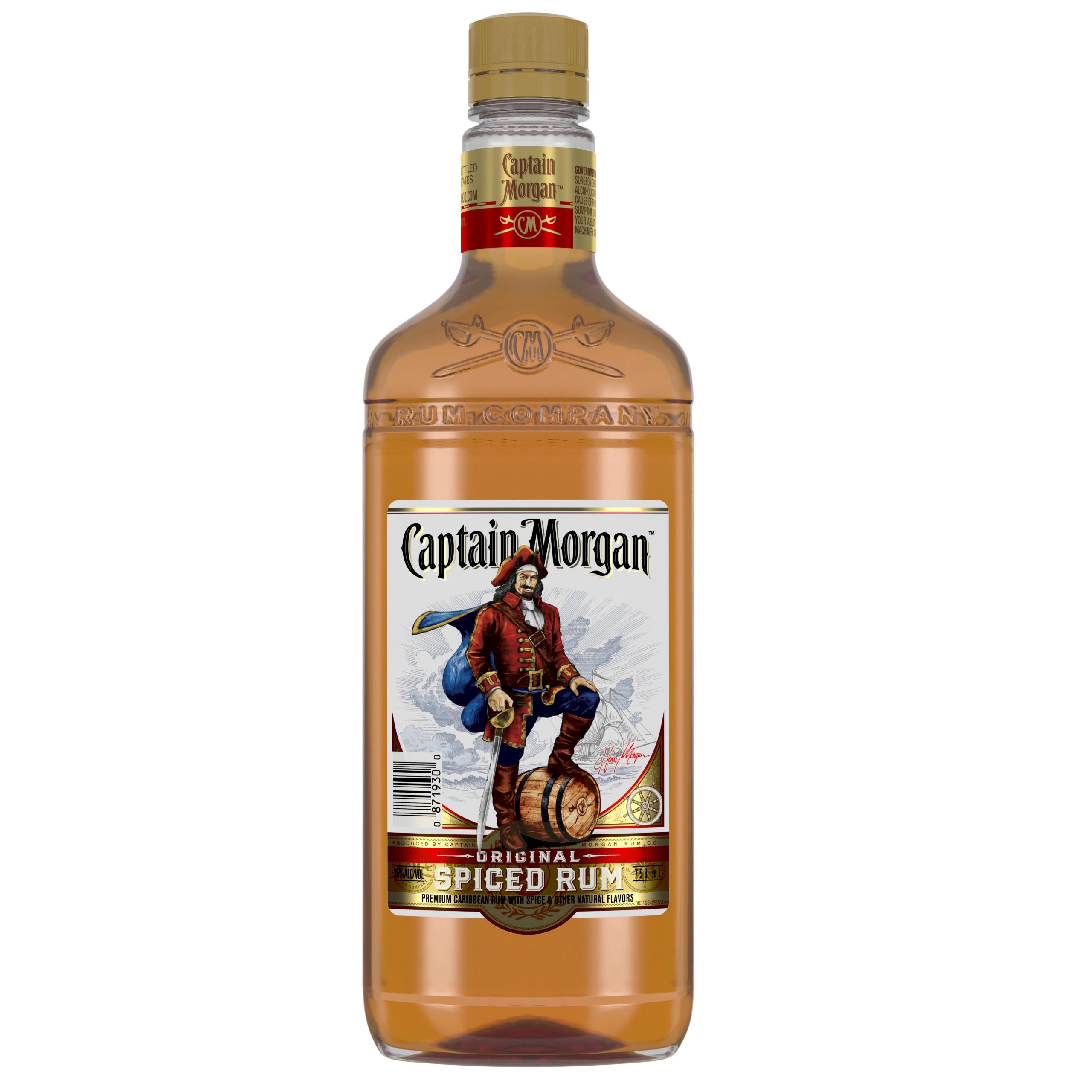 Captain Morgan Original Spiced Rum, 750 mL (70 Proof ...