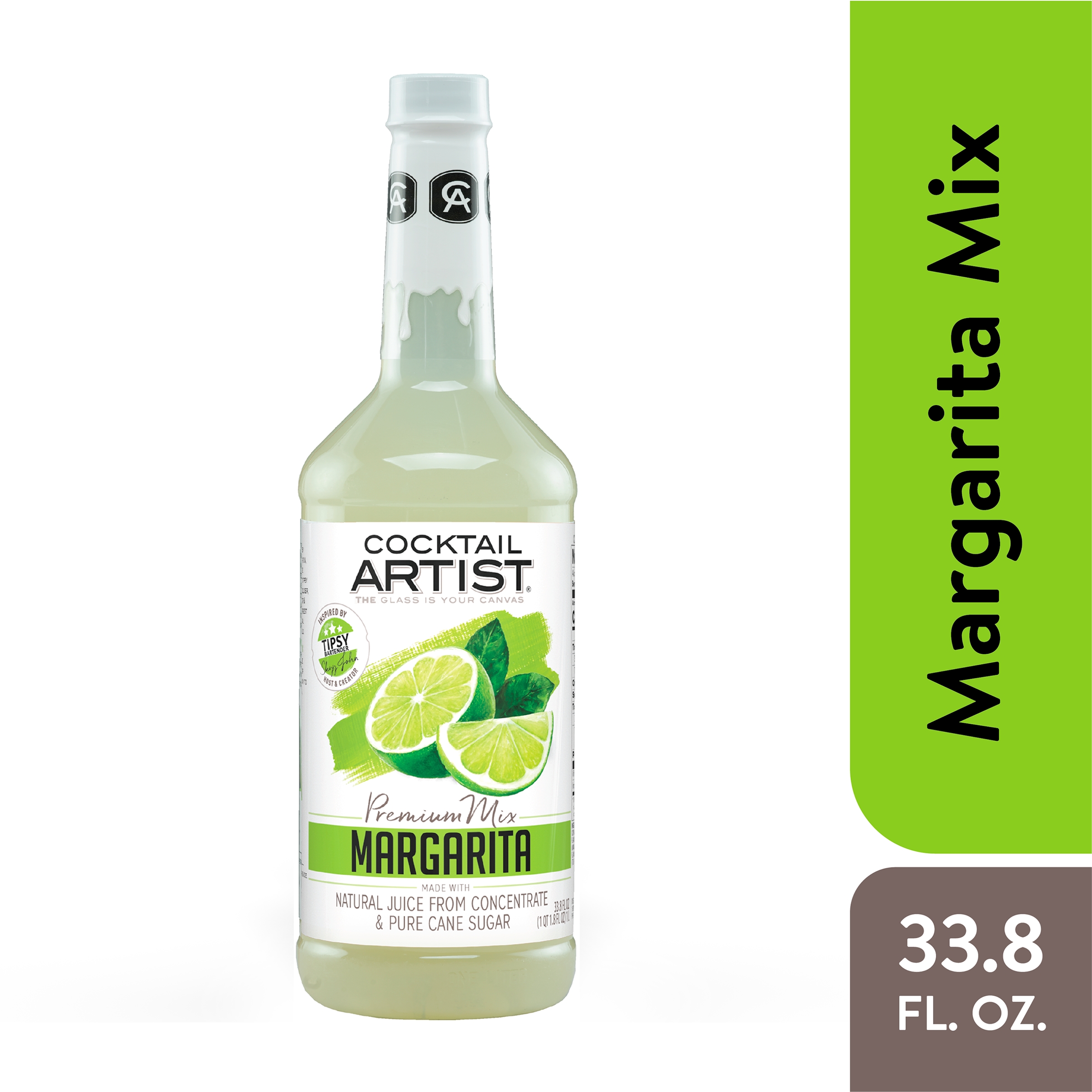Cocktail Artist Premium Margarita Mix, 33.8 fl oz