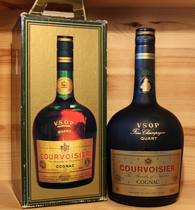 Courvoisier VSOP Fine Champagne " Quart" , " The Brandy of Napoleon ...