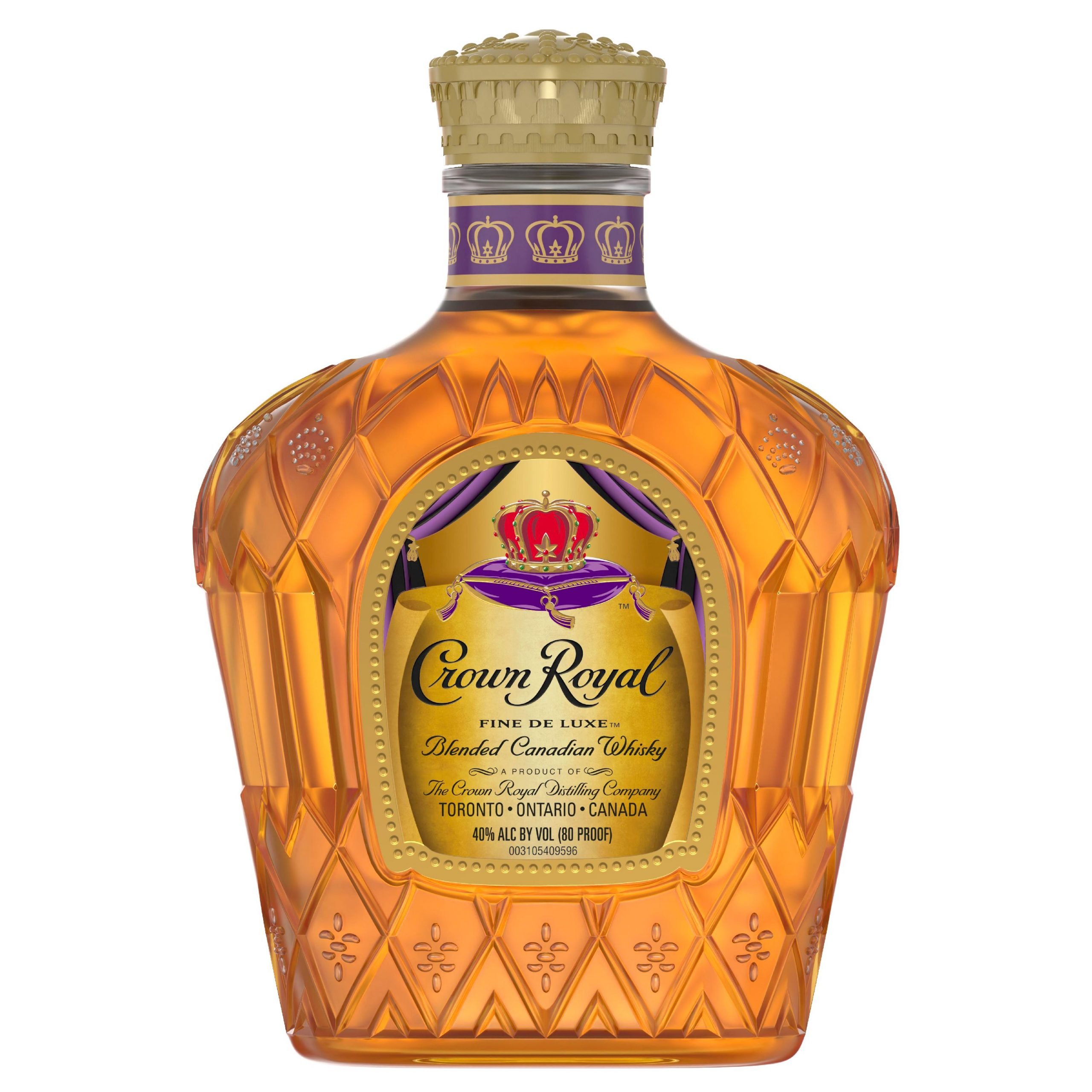Crown Royal Fine Deluxe Blended Canadian Whisky, 375 mL (80 Proof ...