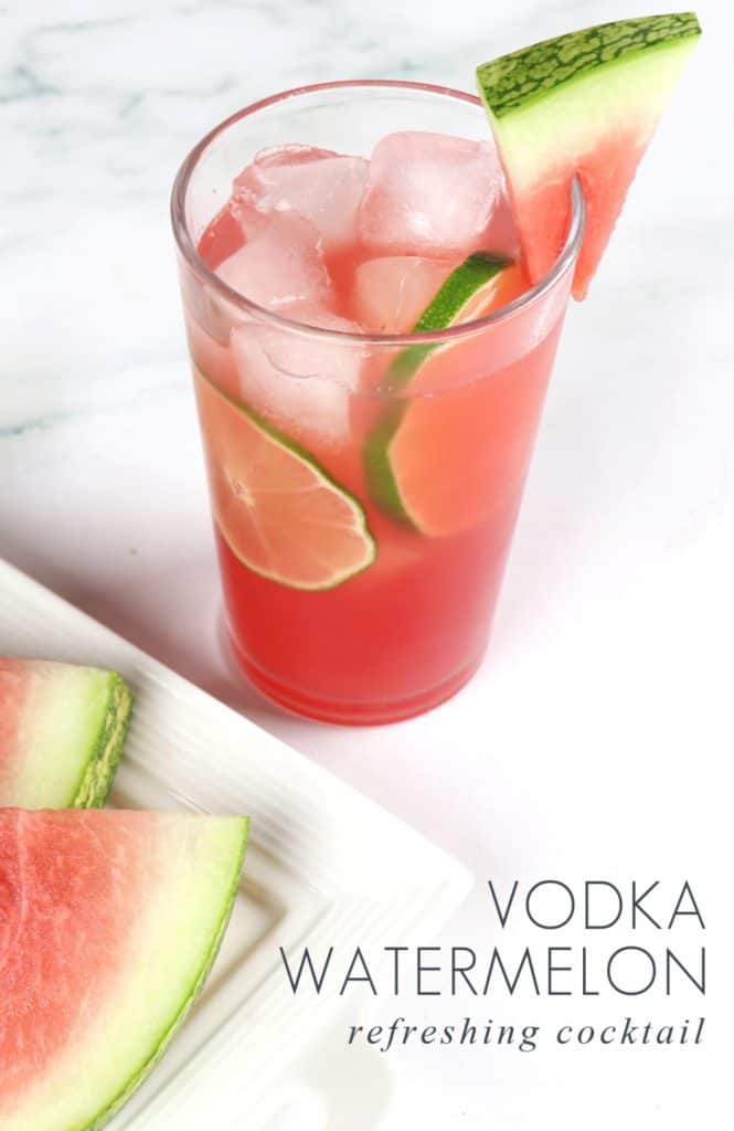 Easy Refreshing Vodka Watermelon Cocktail