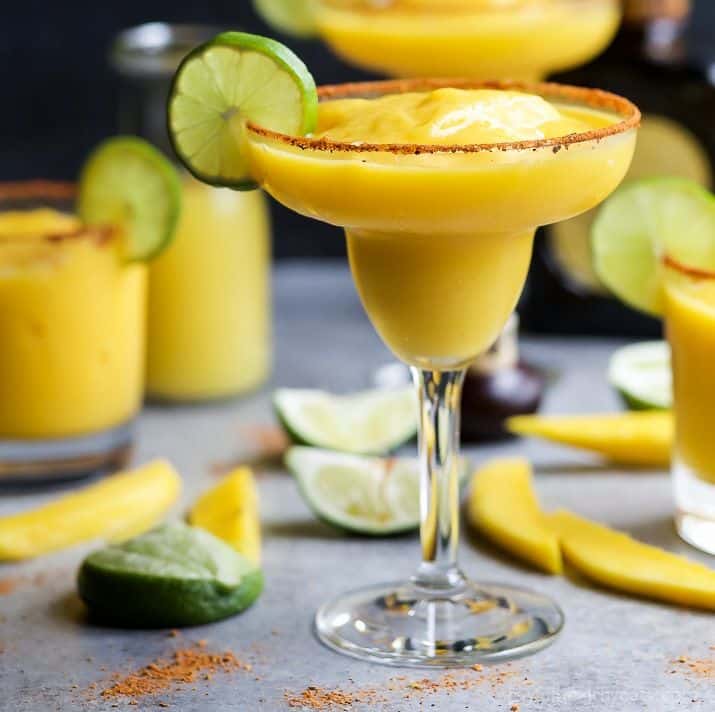 Frozen Mango Margarita #recipe via Joyful Healthy Eats http://www ...