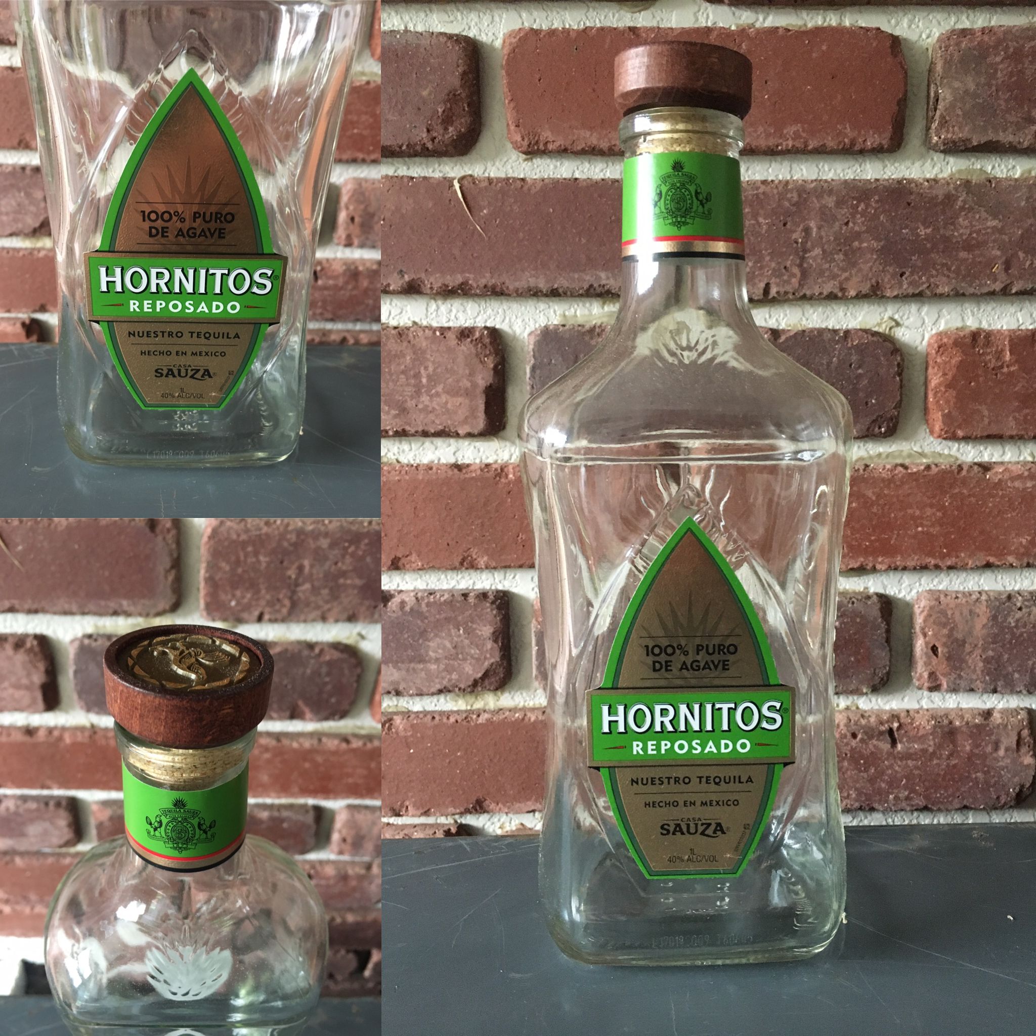 Hornitos Tequila Bottle with top $11.00