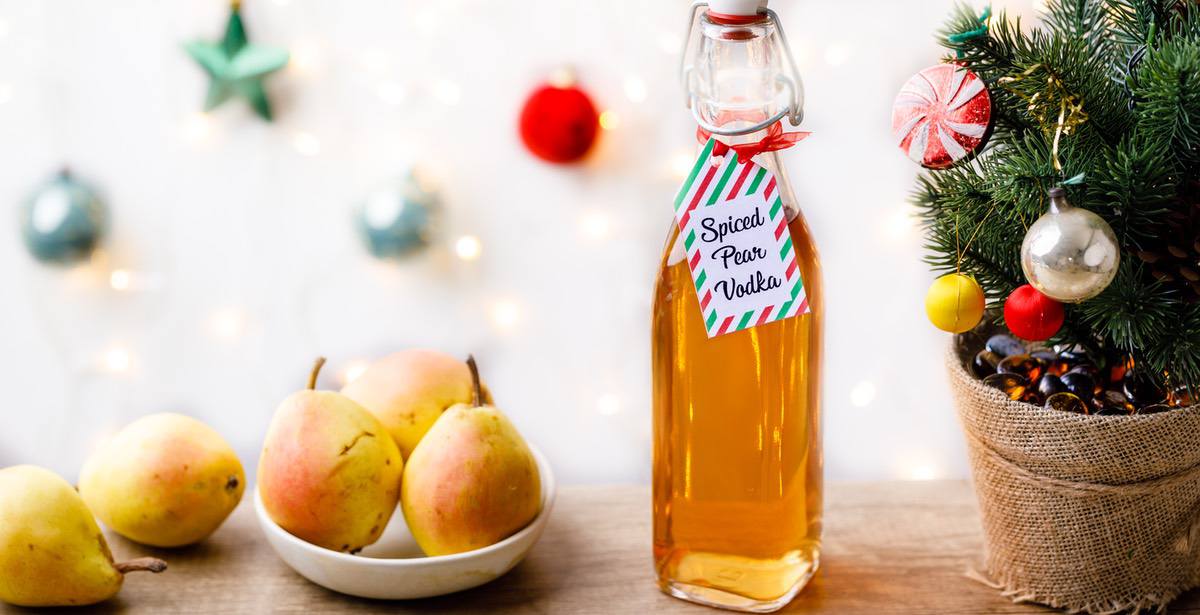 Infused Spiced Pear Vodka