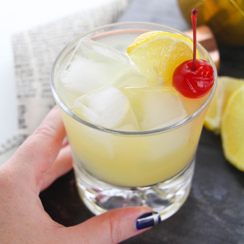Learn How to Make a Classic Whiskey Sour with Bar Cart ...