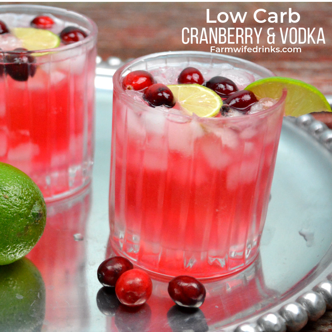 Low Carb Cranberry and Vodka