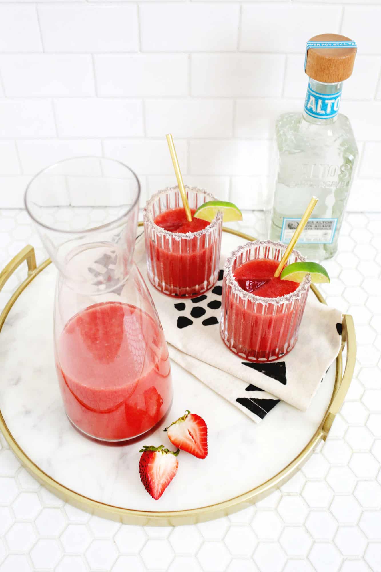 Make Your Own Strawberry Margarita Mix
