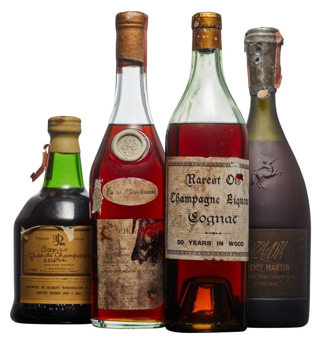 Mixed Cognac, Hennessy, Cuvée BicentenaireWax capsule, badly bin