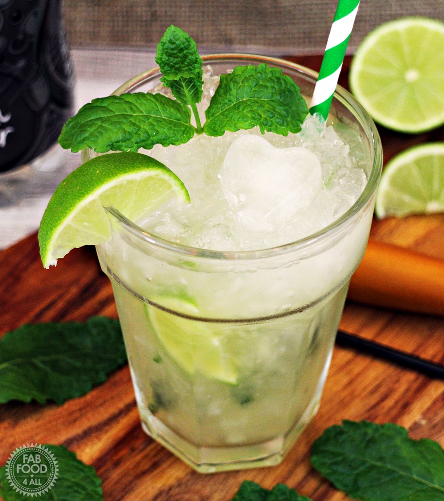 Non Alcoholic Mojito, great party mocktail!