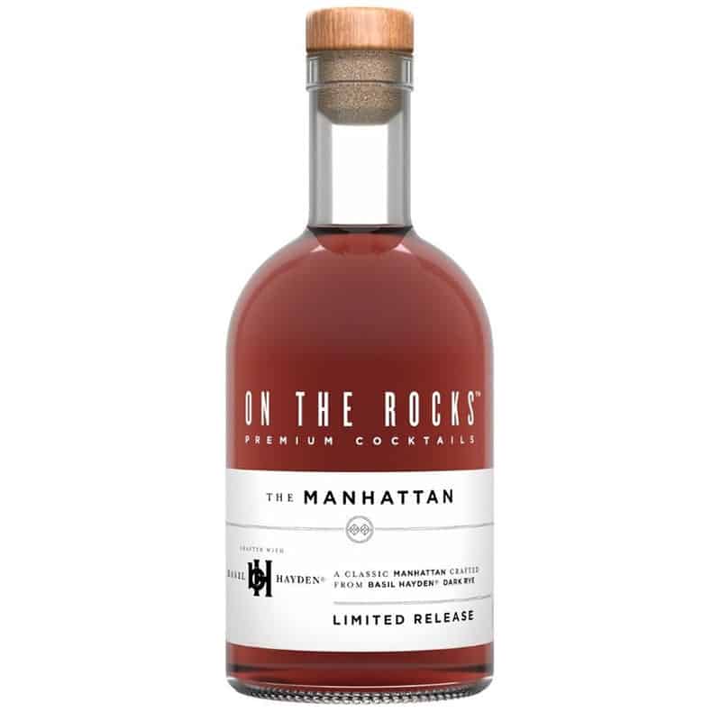 On The Rocks Manhattan Basil Hayden Limited Release Premium Cocktail ...