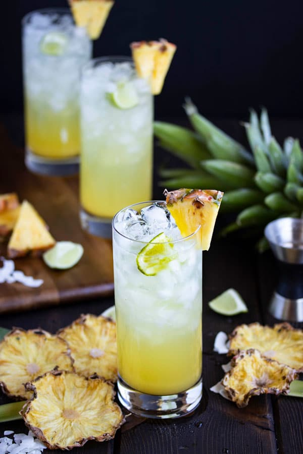 Pineapple &  Coconut Rum Drinks ~ Cooks with Cocktails ...