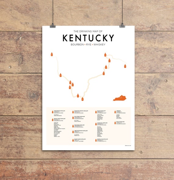 Printable Kentucky Bourbon Trail Map