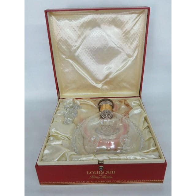 Remy Martin Louis XIII Empty Baccarat Crystal Cognac Bottle Box Set ...