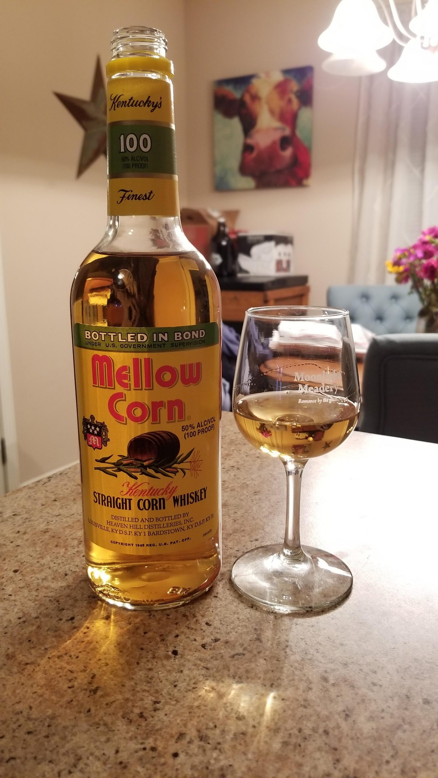 Review #2: Mellow Corn Straight Corn Whiskey : bourbon