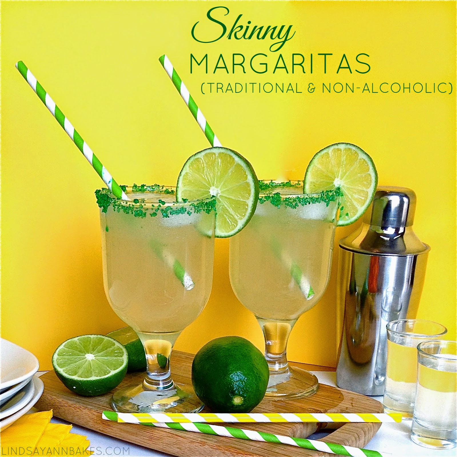 Skinny Margaritas (Traditional &  Non