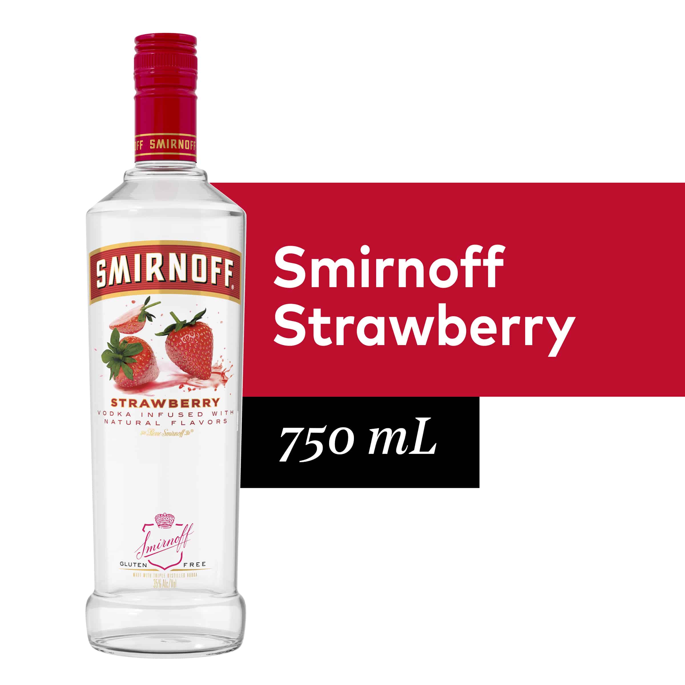 Smirnoff Strawberry 70 Proof (Vodka Infused With Natural Flavors)