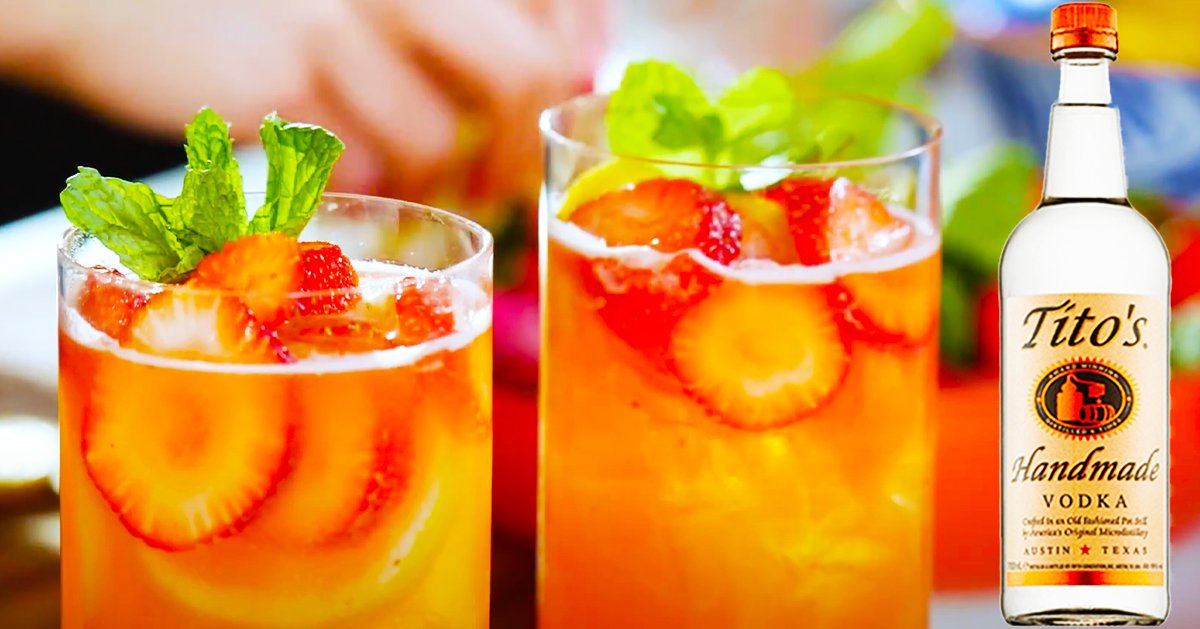 Strawberry Vodka Lemonade Cocktail Recipe