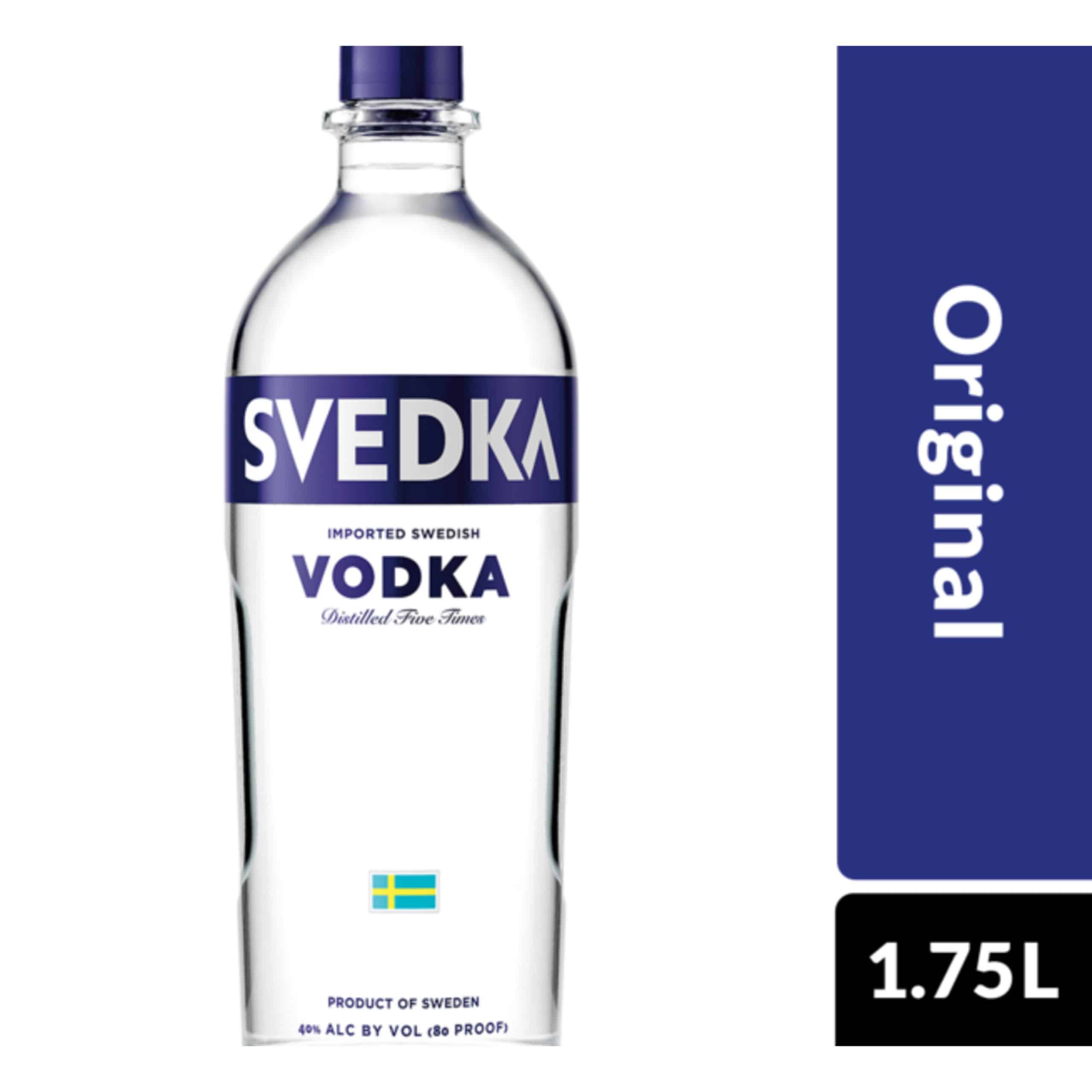 SVEDKA Vodka, 1.75 L Bottle, 80 Proof