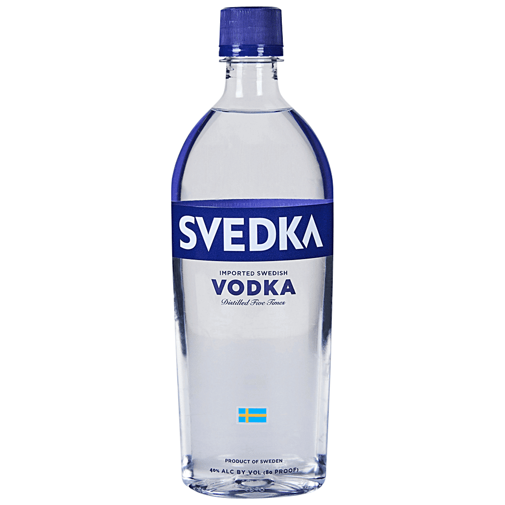 Svedka Vodka 750 ml Plastic Bottle