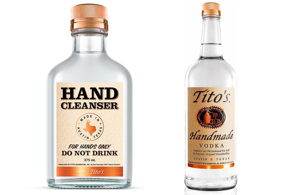 Titos Vodka Is Making 24 Tons Of Hand Sanitizer  Live ...