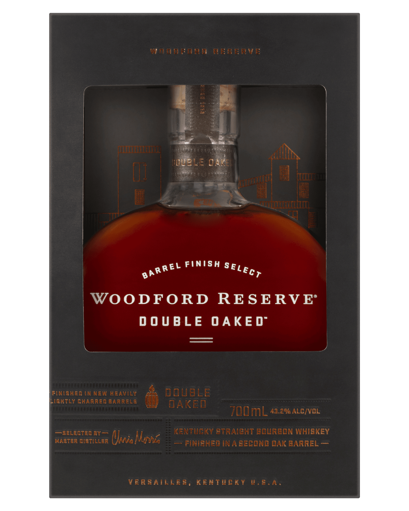 Woodford Reserve Double Oaked Bourbon 700mL Whisky Kentucky bottle